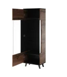 RANDOM W-1 DISPLAY CABINET, COLOR: WOTAN OAK/BLACK order